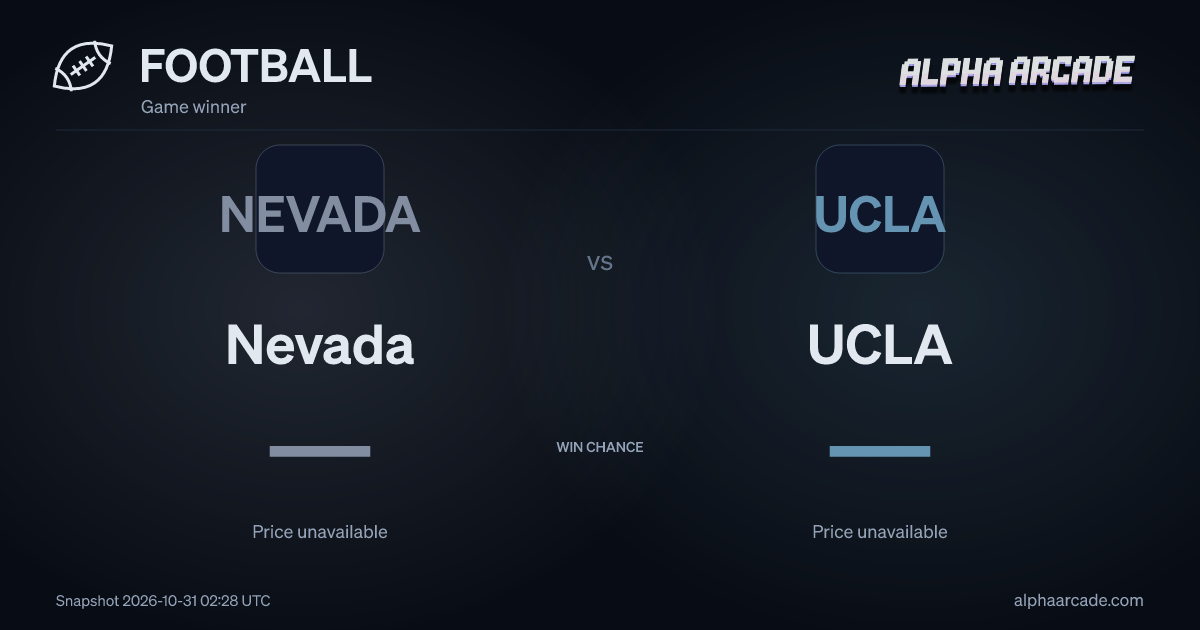 FOOTBALL: Nevada — / UCLA —