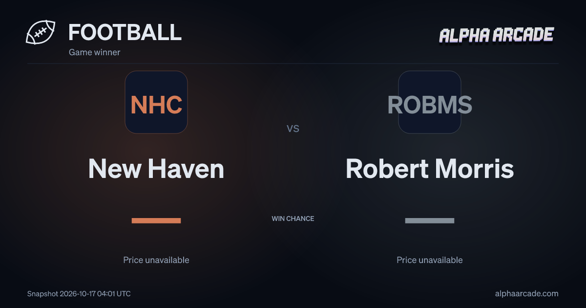 FOOTBALL: New Haven — / Robert Morris —
