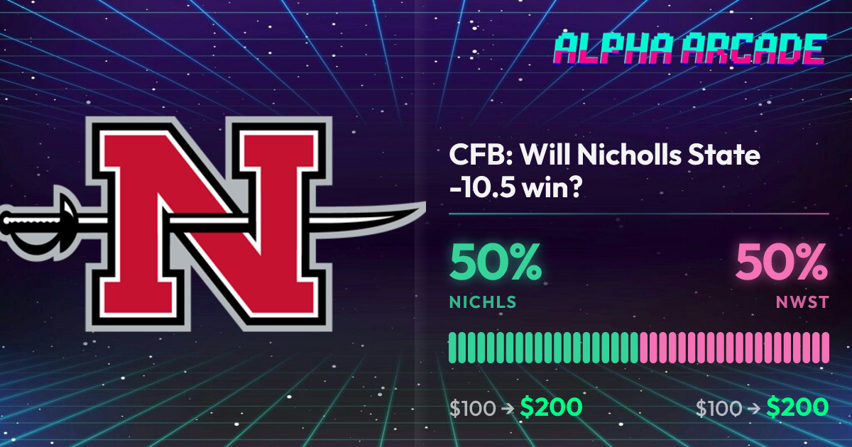YES 50% / NO 50%