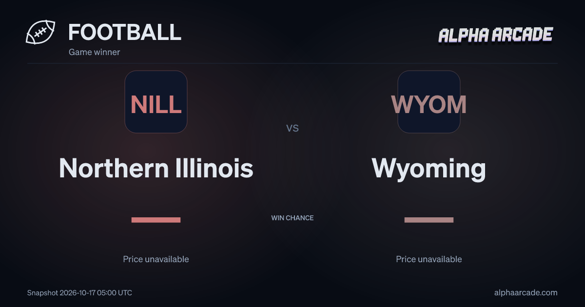 FOOTBALL: Northern Illinois — / Wyoming —