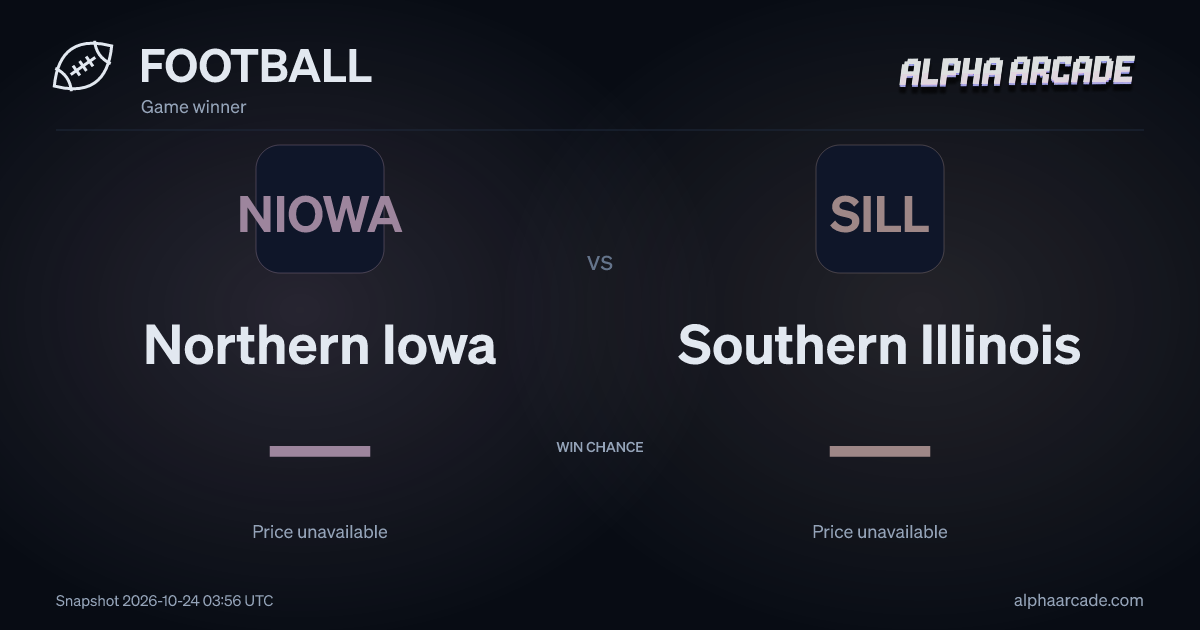 FOOTBALL: Northern Iowa — / Southern Illinois —