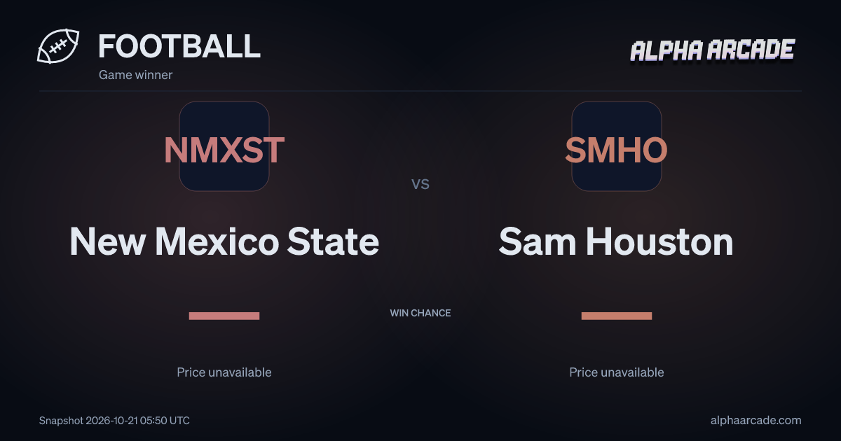 FOOTBALL: New Mexico State — / Sam Houston —