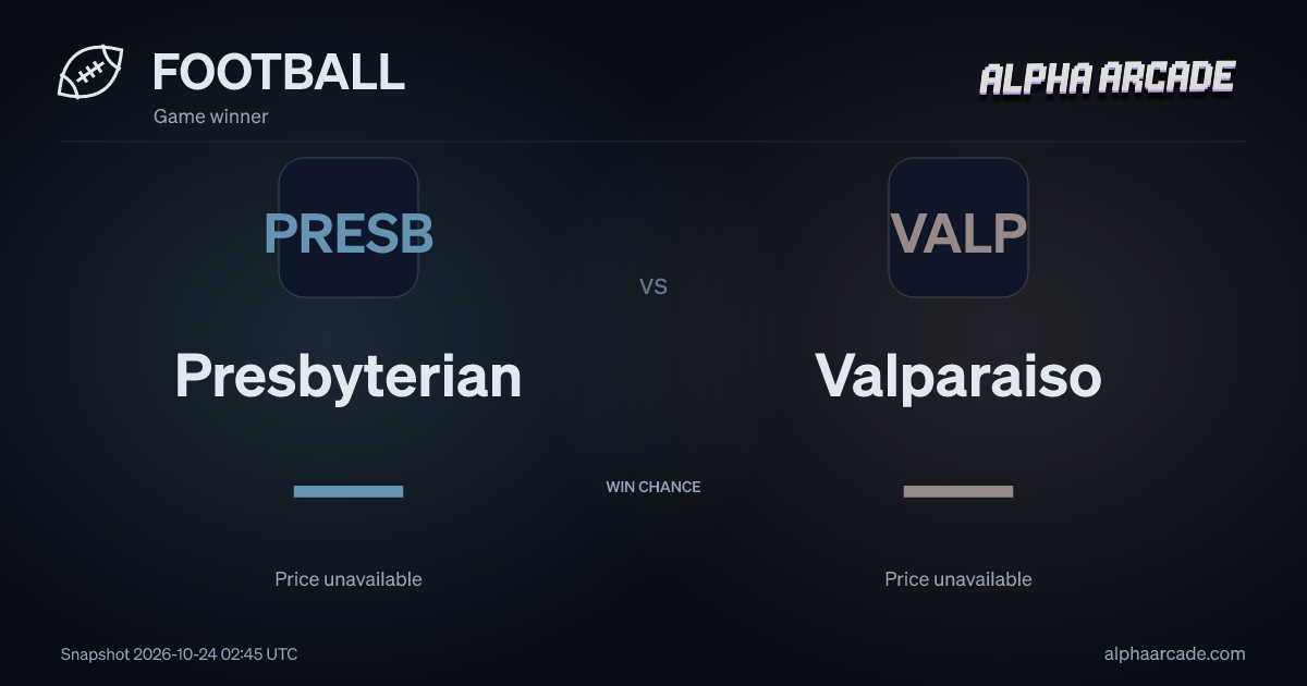 FOOTBALL: Presbyterian — / Valparaiso —
