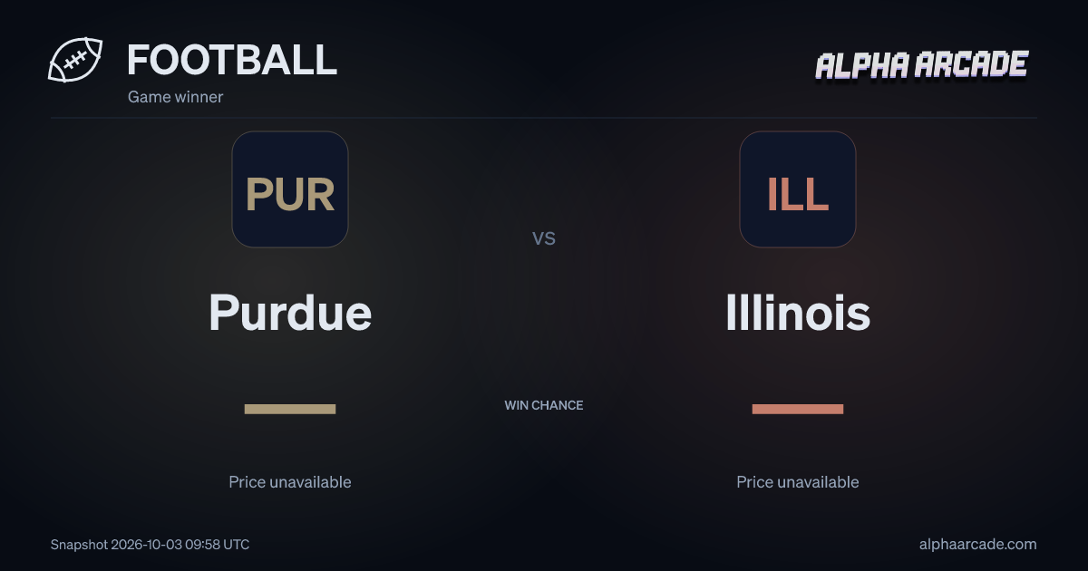 FOOTBALL: Purdue — / Illinois —
