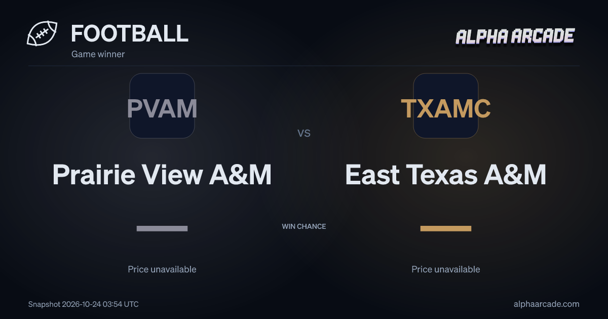 FOOTBALL: Prairie View A&M — / East Texas A&M —
