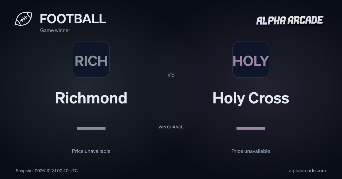FOOTBALL: Richmond — / Holy Cross —