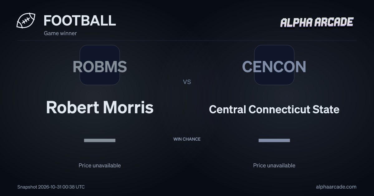 FOOTBALL: Robert Morris — / Central Connecticut State —