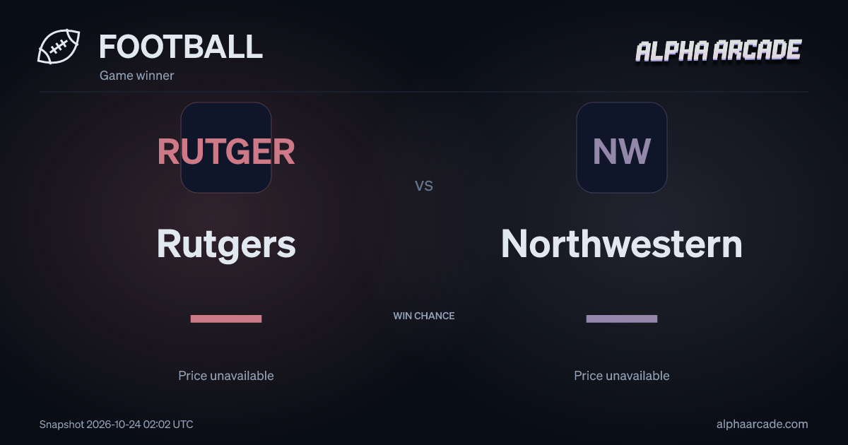 FOOTBALL: Rutgers — / Northwestern —