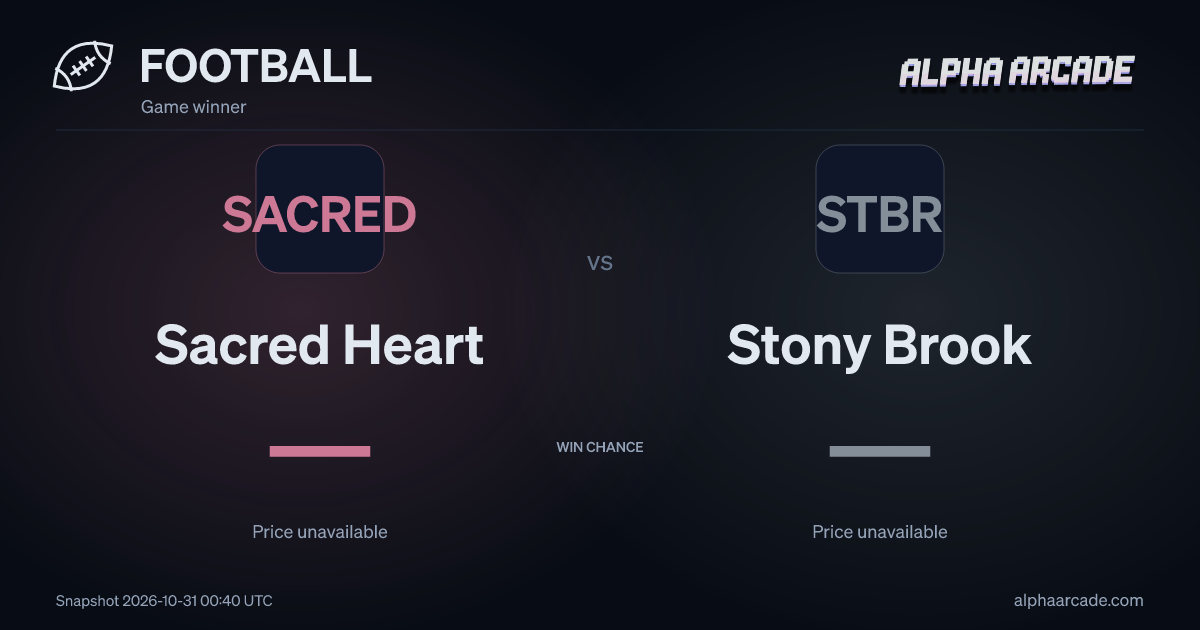 FOOTBALL: Sacred Heart — / Stony Brook —