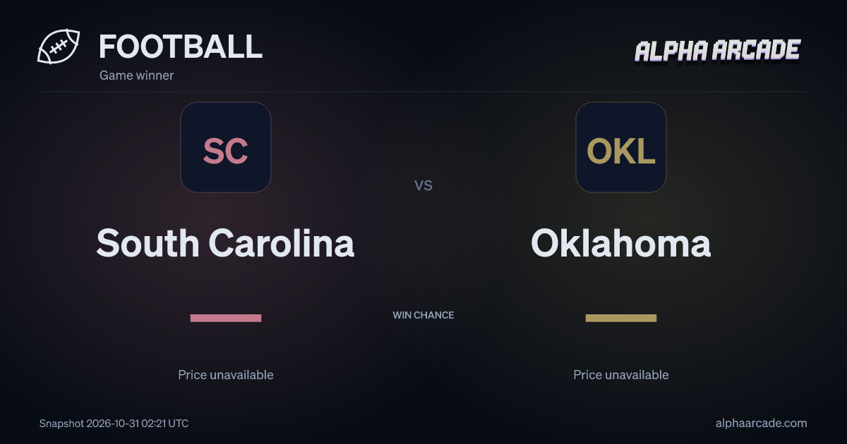 FOOTBALL: South Carolina — / Oklahoma —