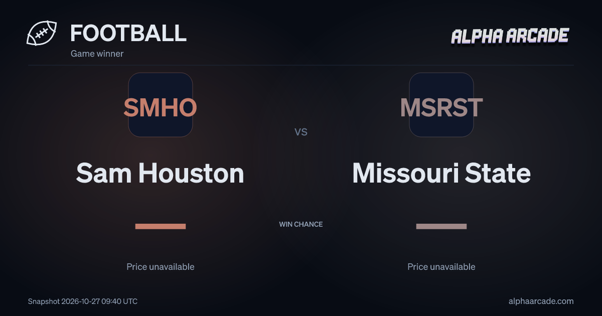 FOOTBALL: Sam Houston — / Missouri State —