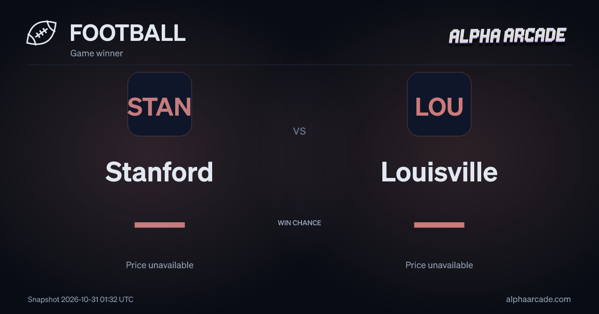 FOOTBALL: Stanford — / Louisville —