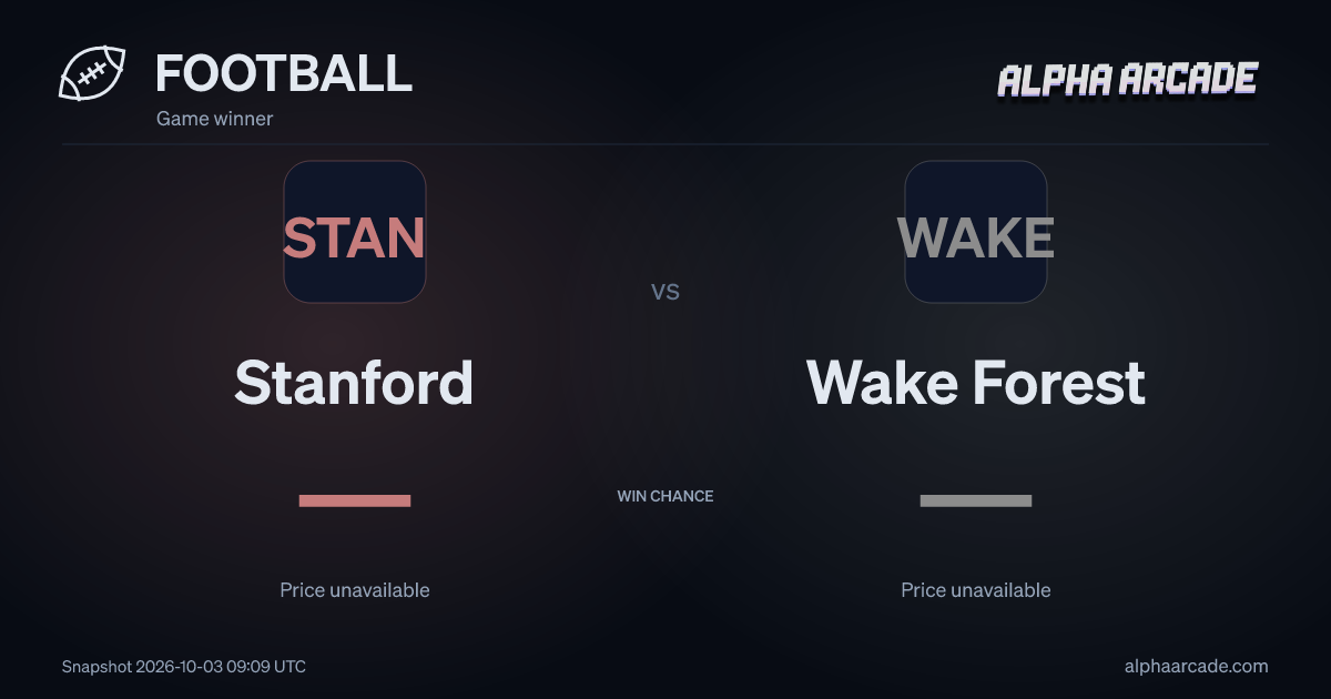 FOOTBALL: Stanford — / Wake Forest —
