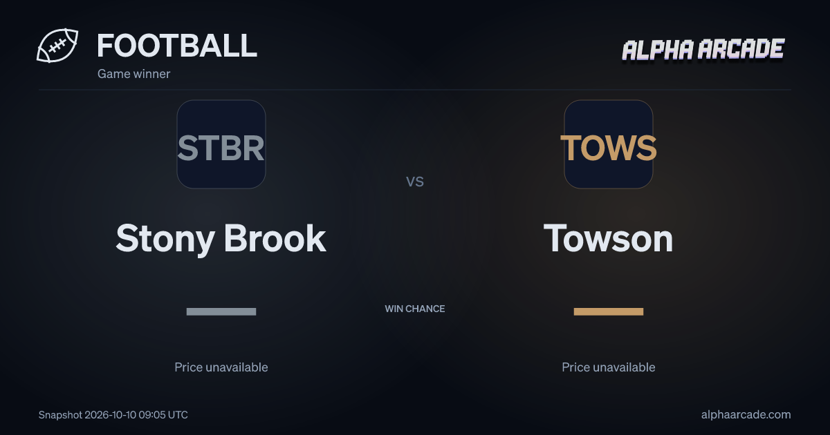 FOOTBALL: Stony Brook — / Towson —