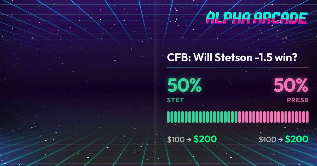 YES 50% / NO 50%