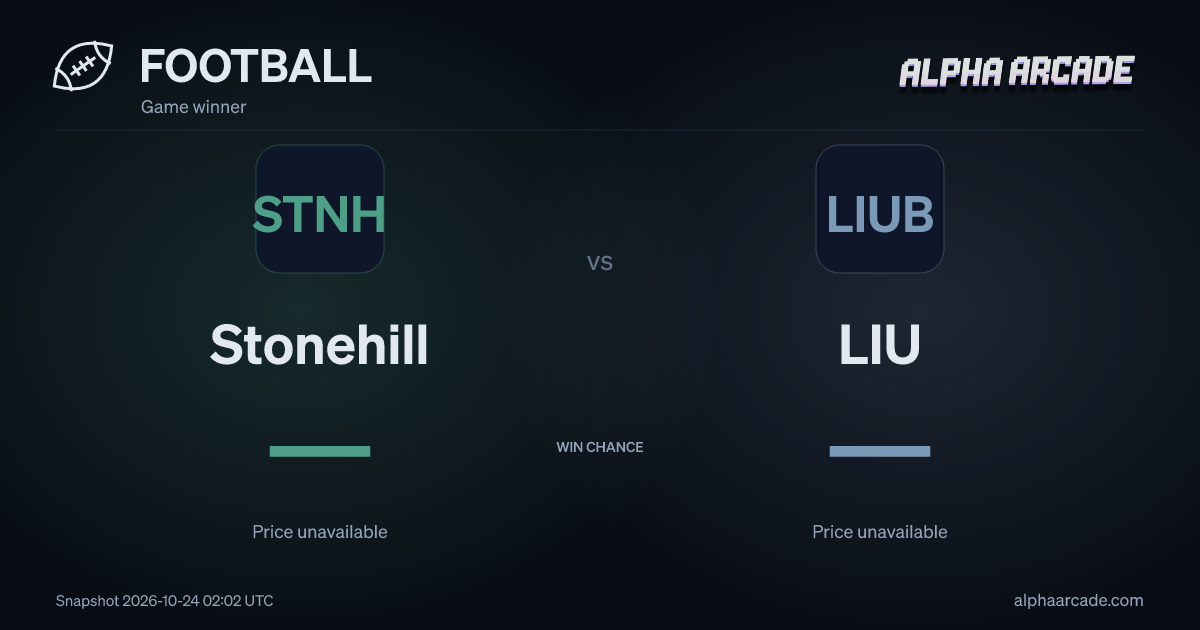 FOOTBALL: Stonehill — / LIU —