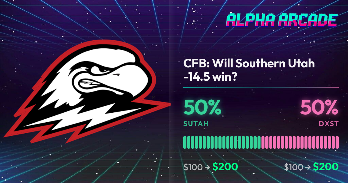 YES 50% / NO 50%