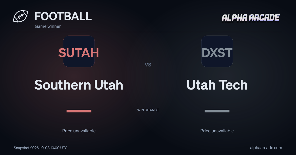 FOOTBALL: Southern Utah — / Utah Tech —