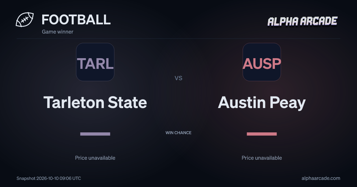 FOOTBALL: Tarleton State — / Austin Peay —