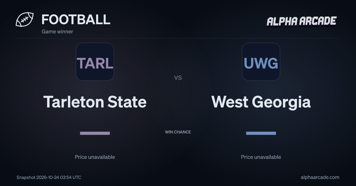 FOOTBALL: Tarleton State — / West Georgia —