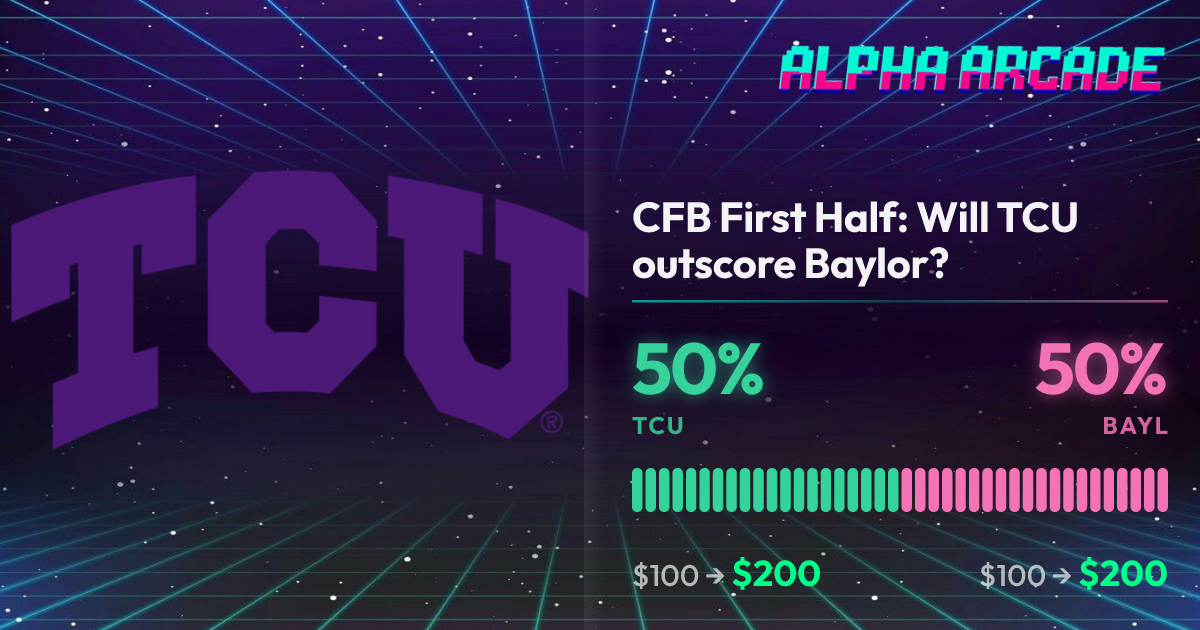 YES 50% / NO 50%
