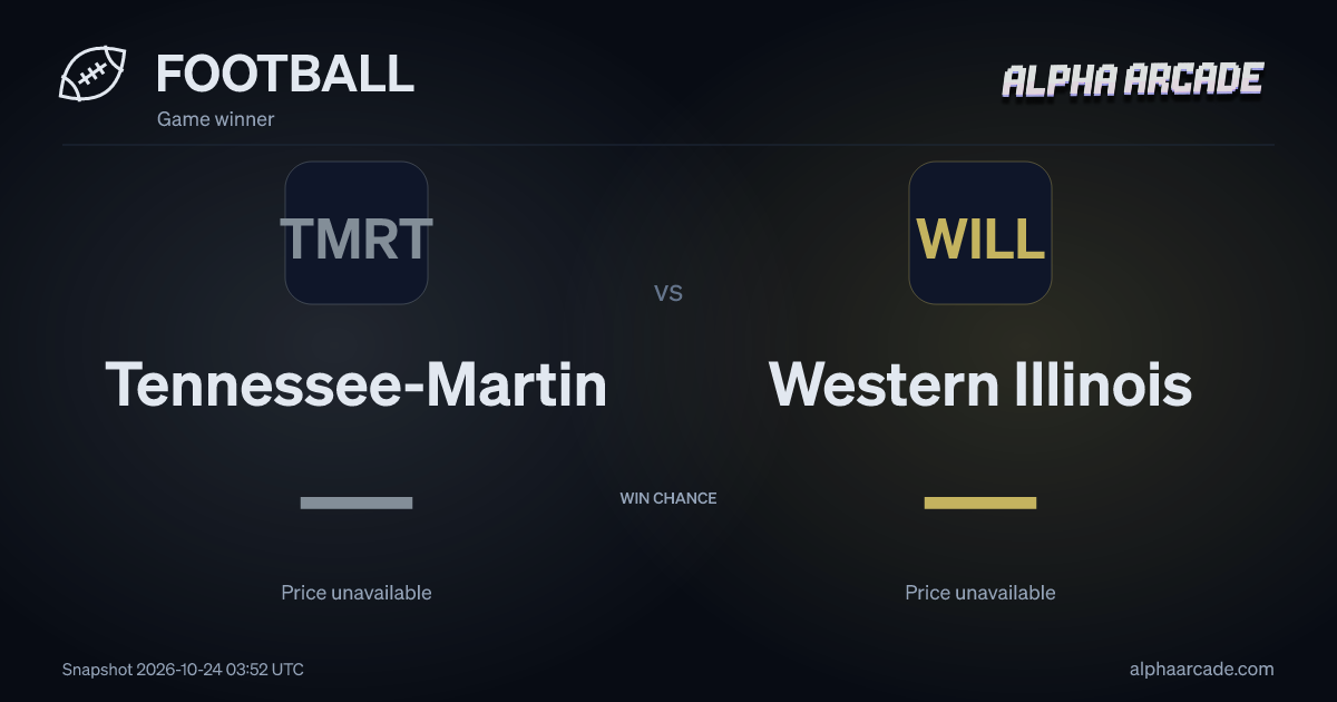 FOOTBALL: Tennessee-Martin — / Western Illinois —