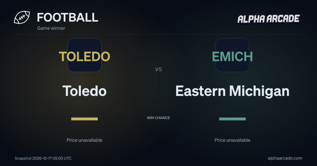 FOOTBALL: Toledo — / Eastern Michigan —