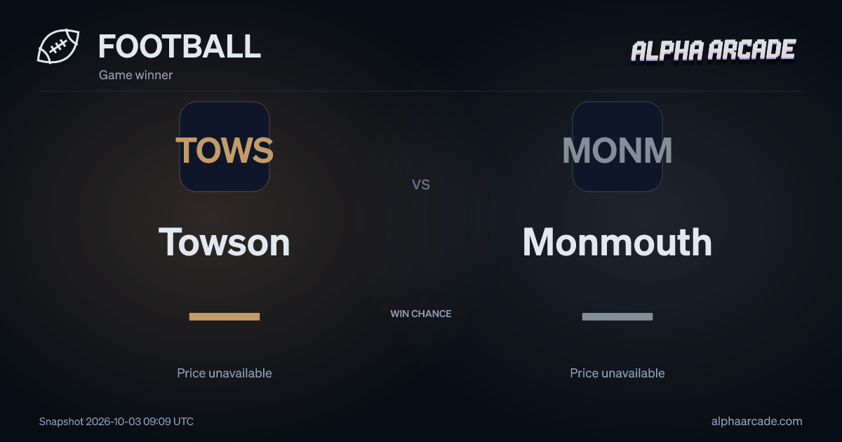 FOOTBALL: Towson — / Monmouth —