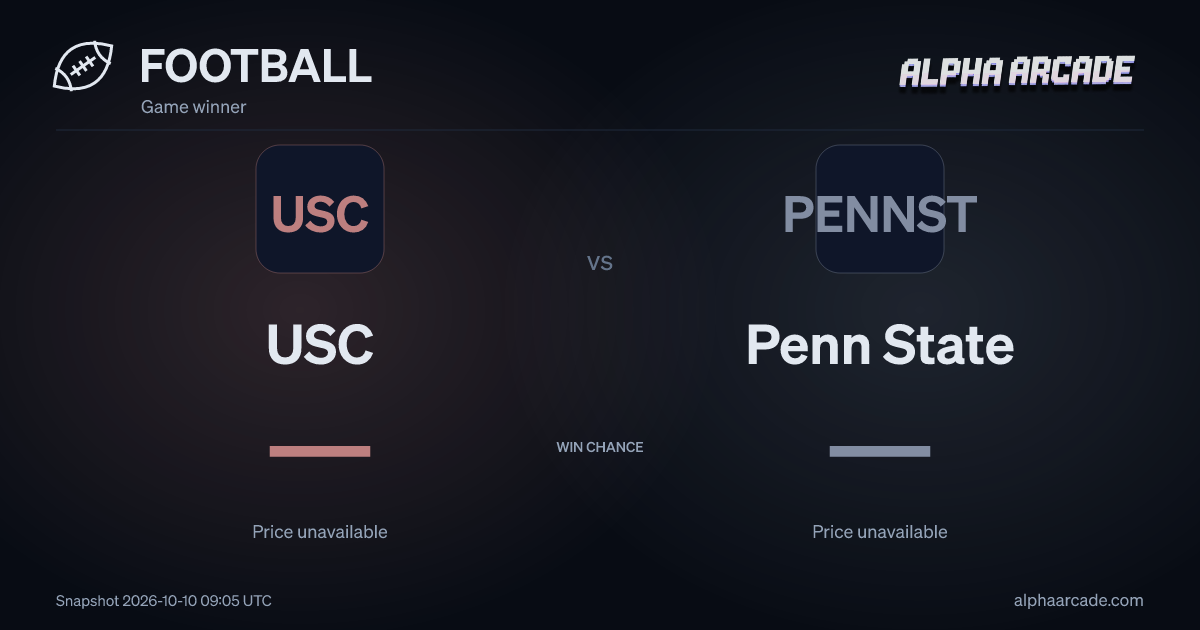 FOOTBALL: USC — / Penn State —