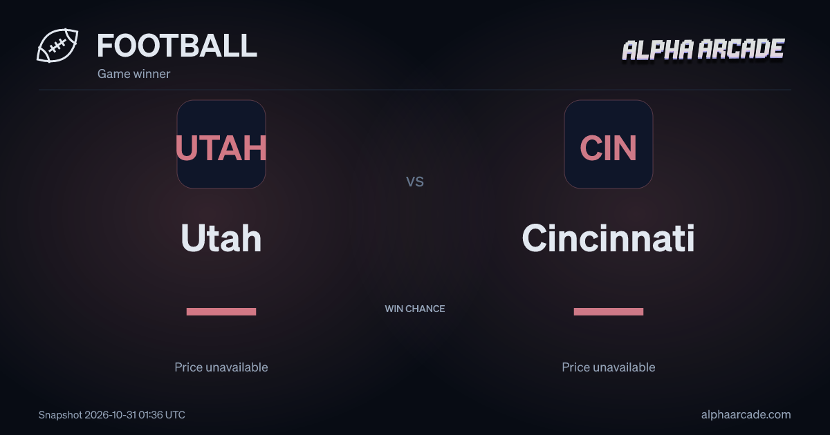 FOOTBALL: Utah — / Cincinnati —