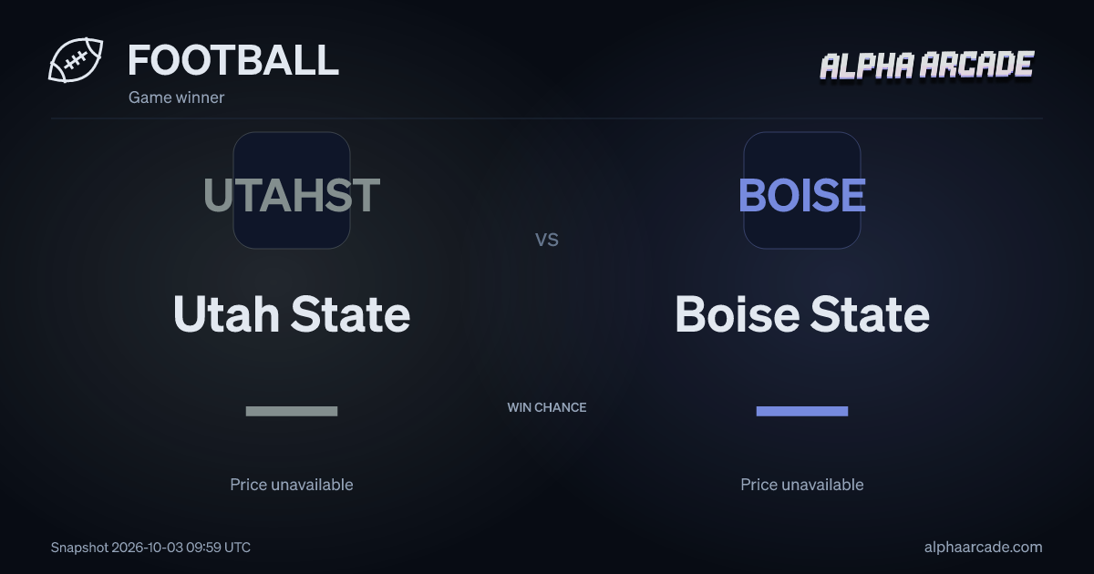 FOOTBALL: Utah State — / Boise State —