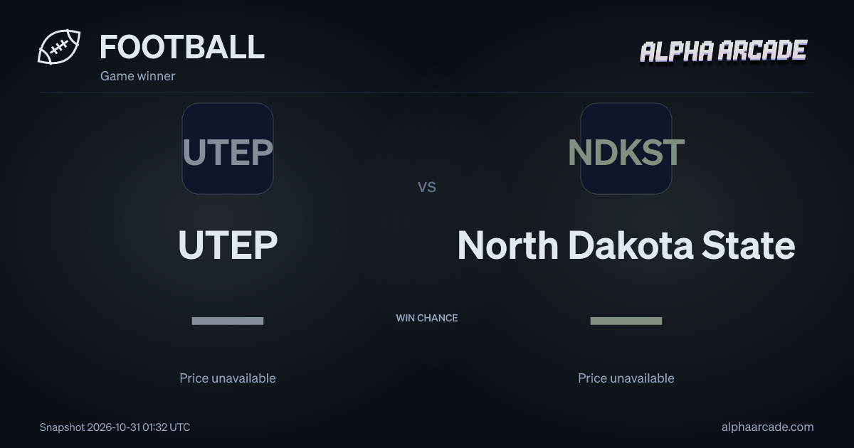 FOOTBALL: UTEP — / North Dakota State —