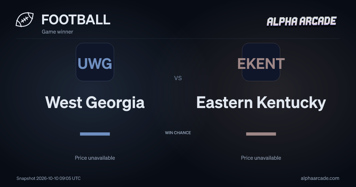 FOOTBALL: West Georgia — / Eastern Kentucky —