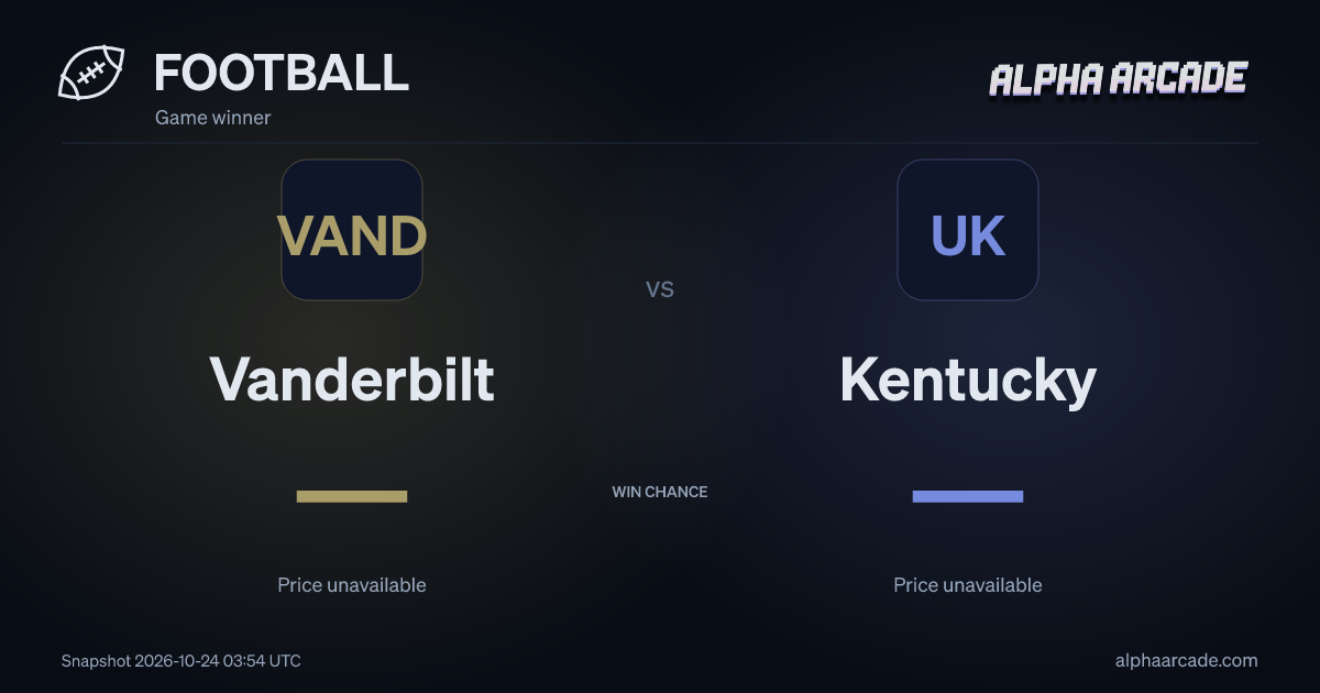 FOOTBALL: Vanderbilt — / Kentucky —