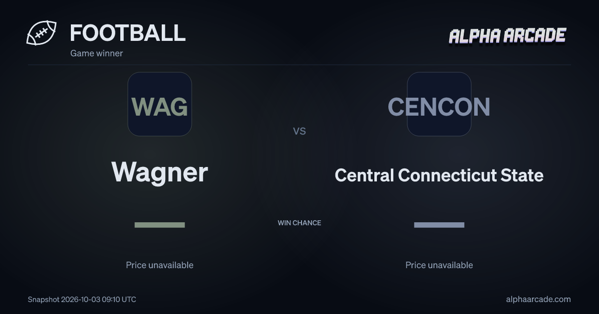 FOOTBALL: Wagner — / Central Connecticut State —