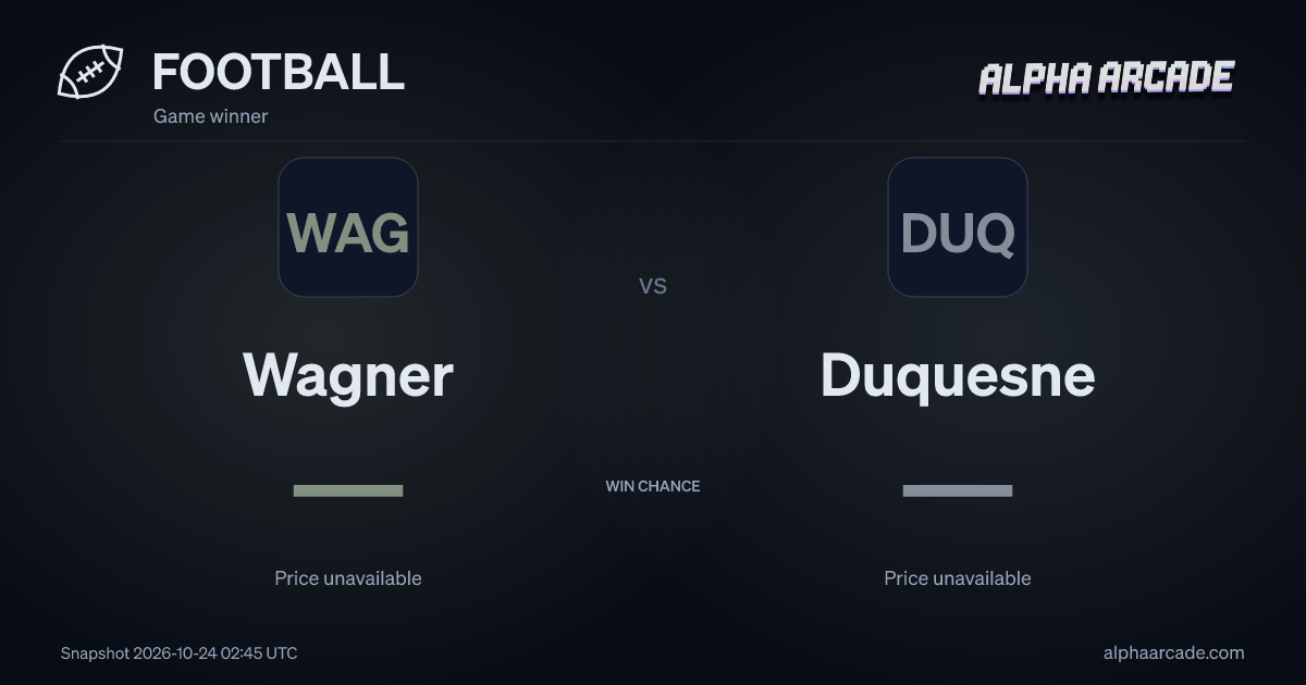 FOOTBALL: Wagner — / Duquesne —