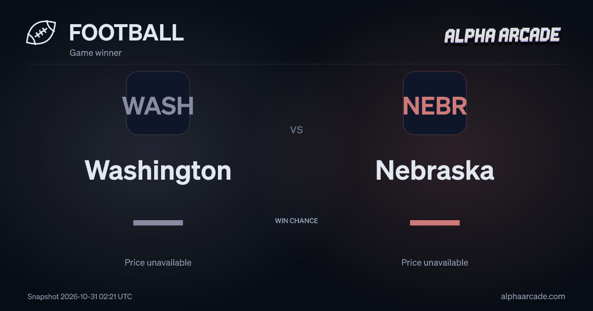 FOOTBALL: Washington — / Nebraska —