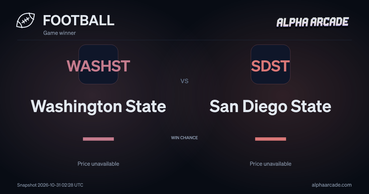 FOOTBALL: Washington State — / San Diego State —