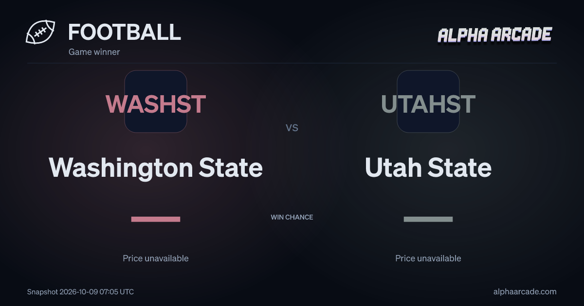 FOOTBALL: Washington State — / Utah State —
