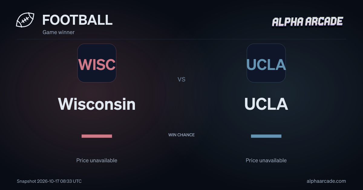 FOOTBALL: Wisconsin — / UCLA —