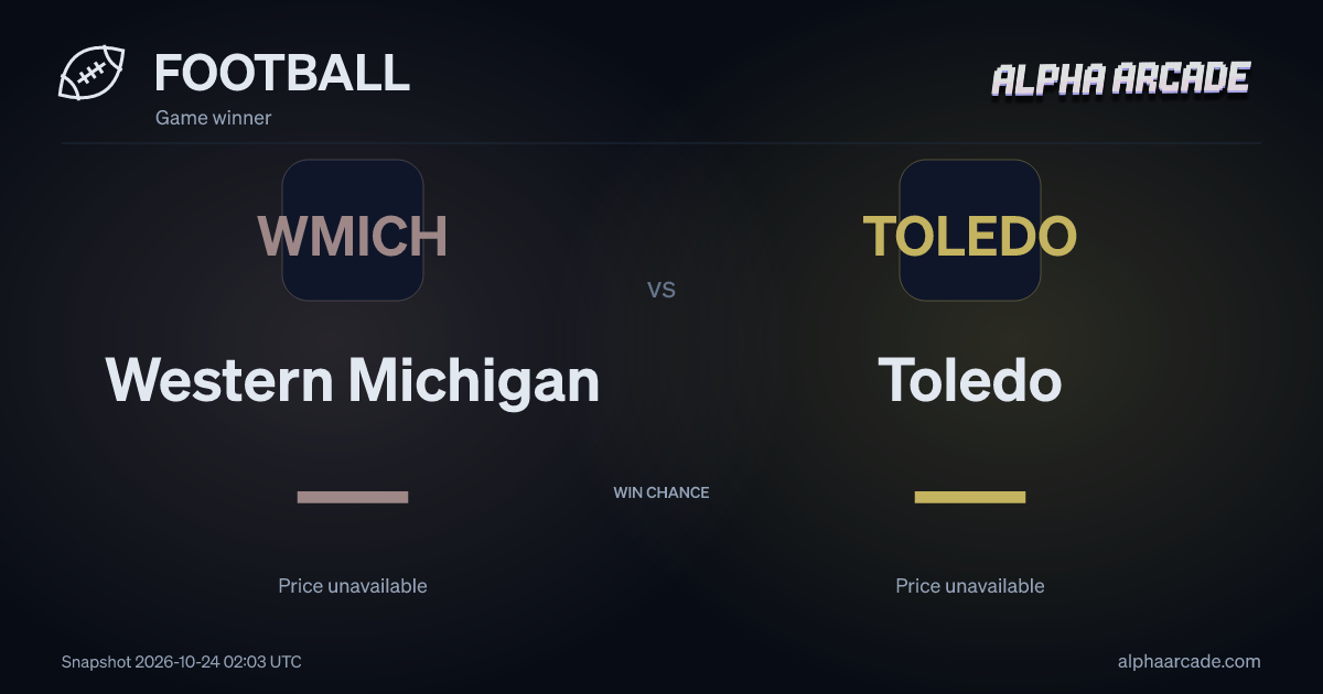 FOOTBALL: Western Michigan — / Toledo —