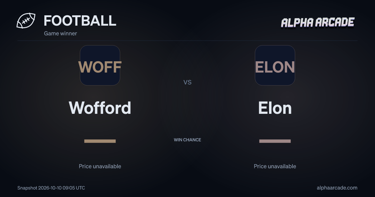 FOOTBALL: Wofford — / Elon —