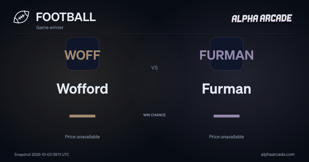FOOTBALL: Wofford — / Furman —