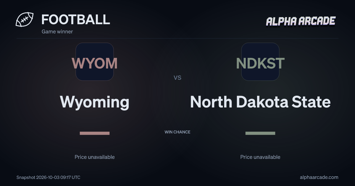 FOOTBALL: Wyoming — / North Dakota State —