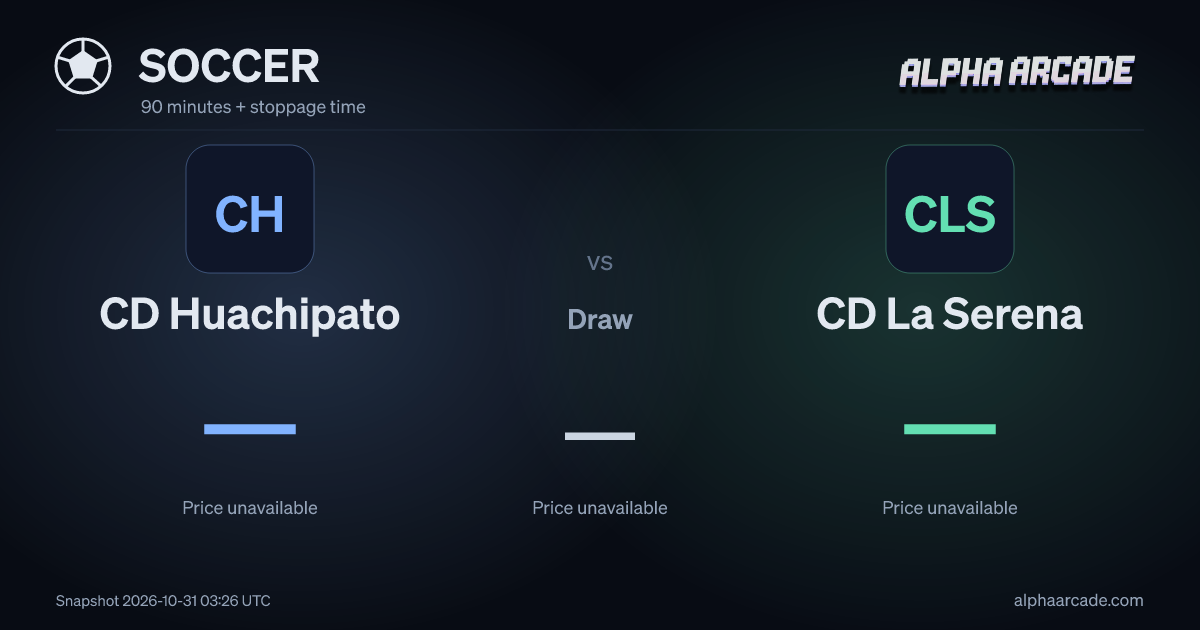 SOCCER: CD Huachipato — / Draw — / CD La Serena —