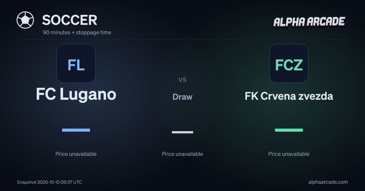 SOCCER: FC Lugano — / Draw — / FK Crvena zvezda —