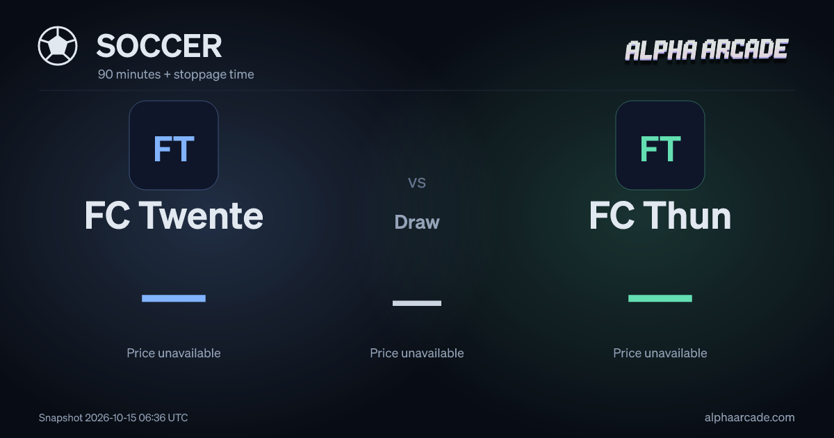 SOCCER: FC Twente — / Draw — / FC Thun —