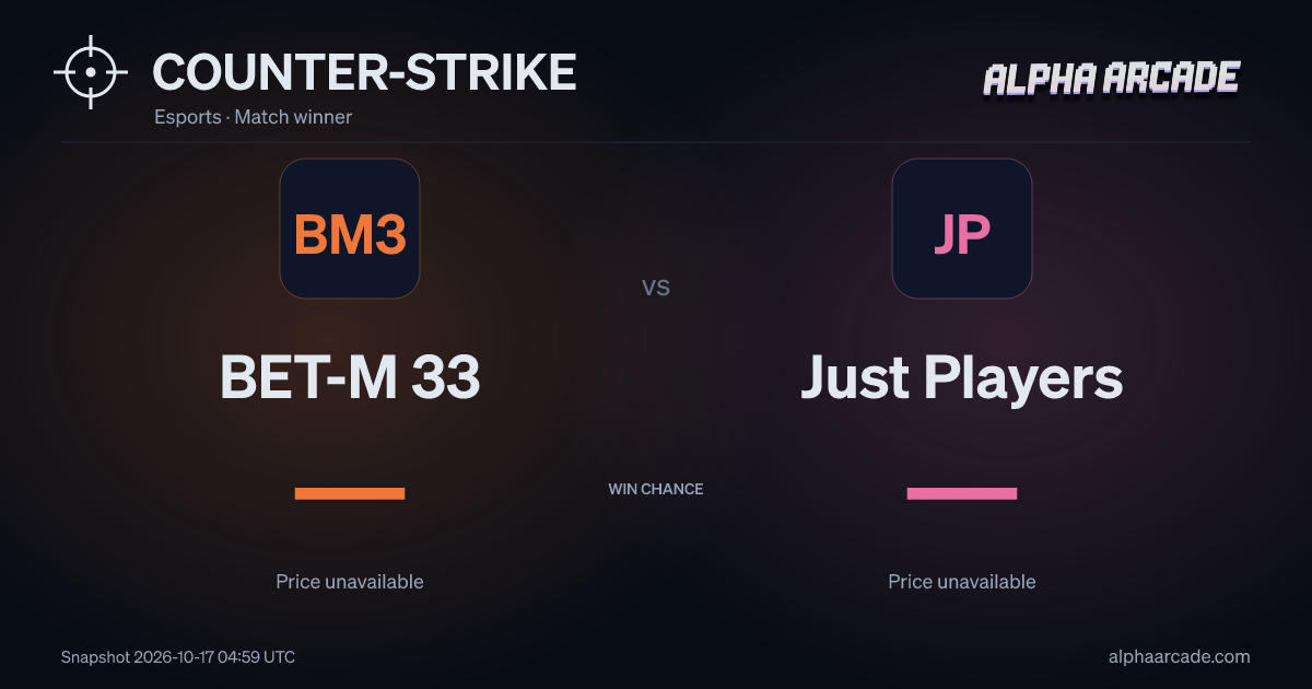 COUNTER-STRIKE: BET-M 33 — / Just Players —