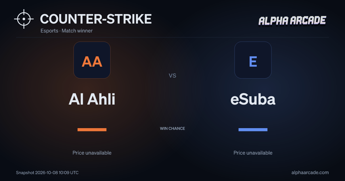 COUNTER-STRIKE: Al Ahli — / eSuba —