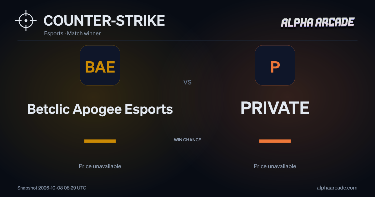 COUNTER-STRIKE: Betclic Apogee Esports — / PRIVATE —